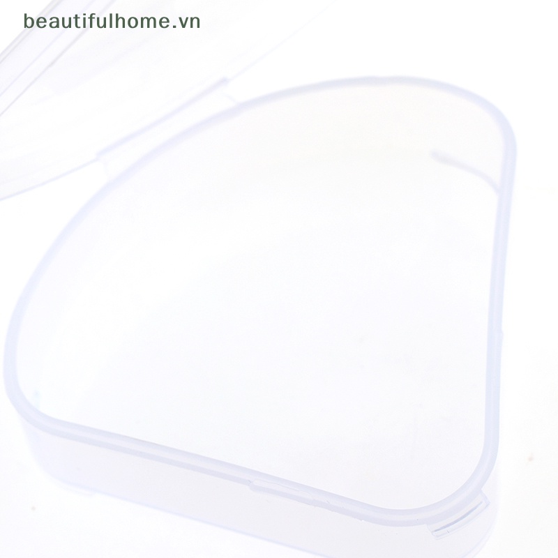 Túi Đựng Mút Trang Điểm Trong Suốt Hình Tam Giác Tiện Dụng