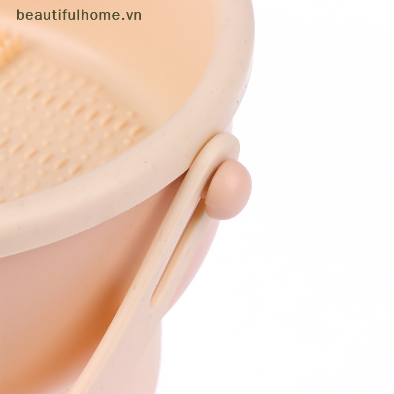 Miếng Silicone Vệ Sinh Cọ Trang Điểm Gấp Gọn Tiện Lợi