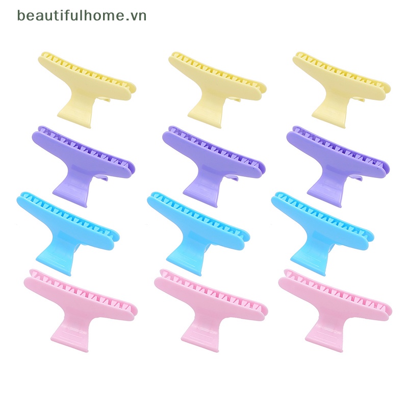 Set 12 Kẹp Tóc Càng Cua Thiết Kế Tối Giản Cho Nữ