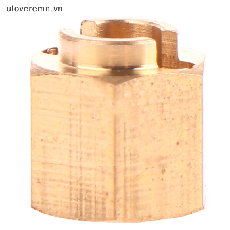 Đầu Nối Dài Trục Bánh Xe Bằng Đồng Thau 4 / 5 / 6mm Cho Mô Hình Xe Điều Khiển 1 / 18