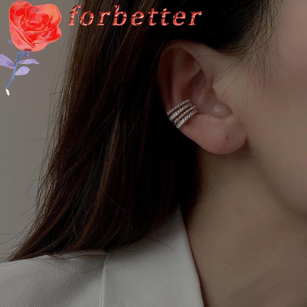 Khuyên Kẹp Vành Tai Kim Loại Nhiều Lớp Thanh Lịch Cho Nữ