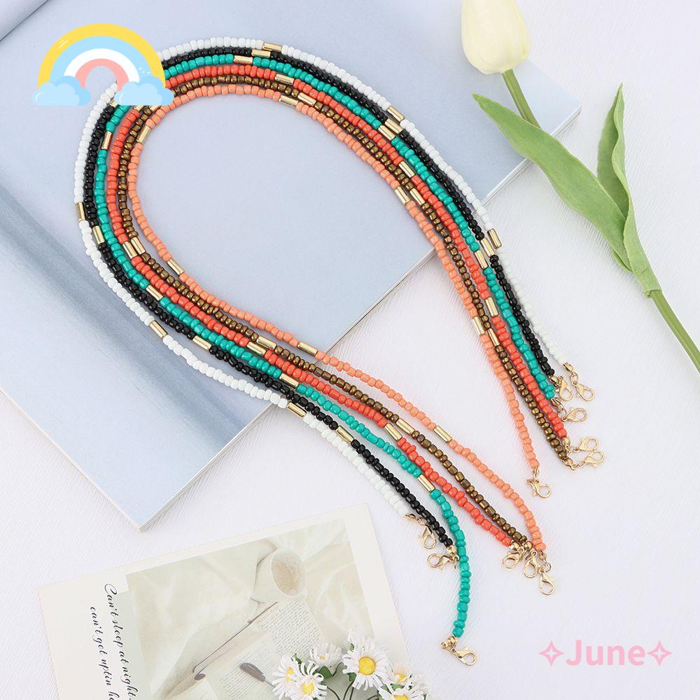 JUNE Dây Đeo Kính Chống Trượt Nhiều Màu Sắc Thời Trang