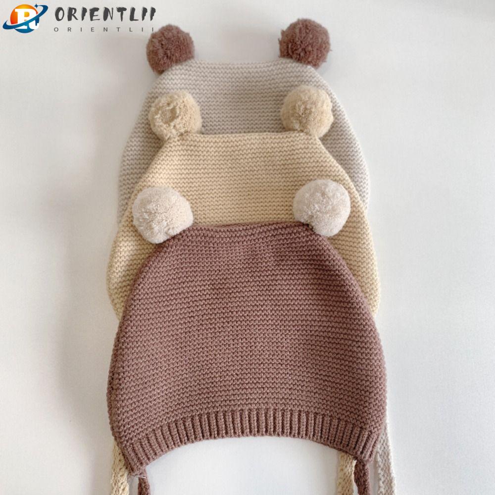 Mũ Cotton Giữ Ấm Tai Thời Trang Xuân Đông Cho Bé Gái