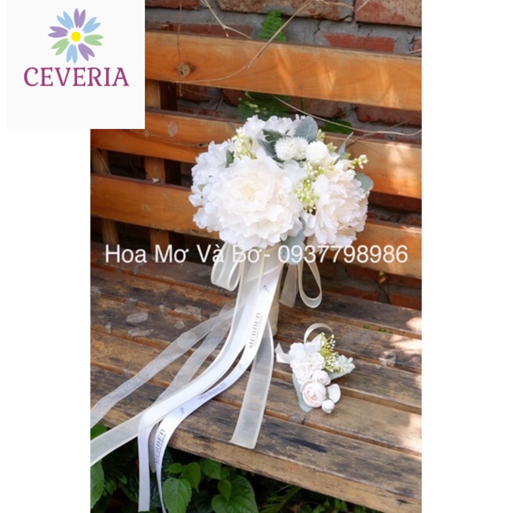 Bó Hoa Cưới - Hoa Mẫu Đơn