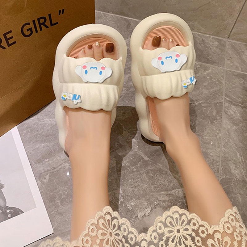 Dép MUCHAO đế bằng chống trượt thời trang cho nữ