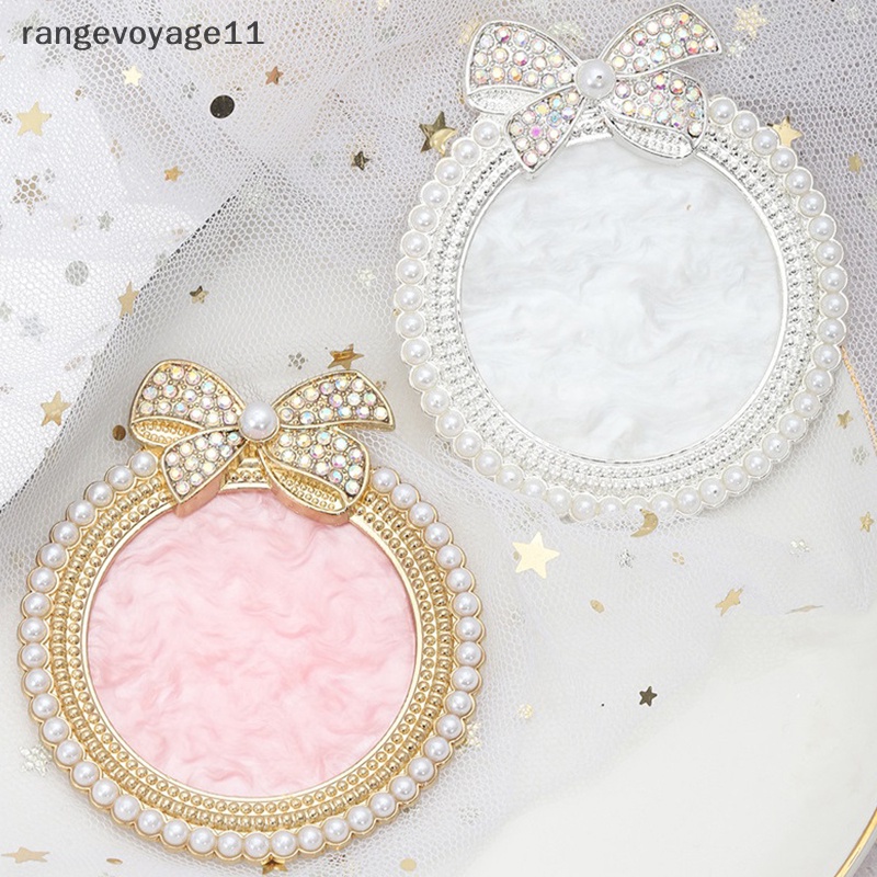 Khay Đựng Móng Tay Giả Bằng Nhựa Resin Hình Nơ Đính Ngọc Trai