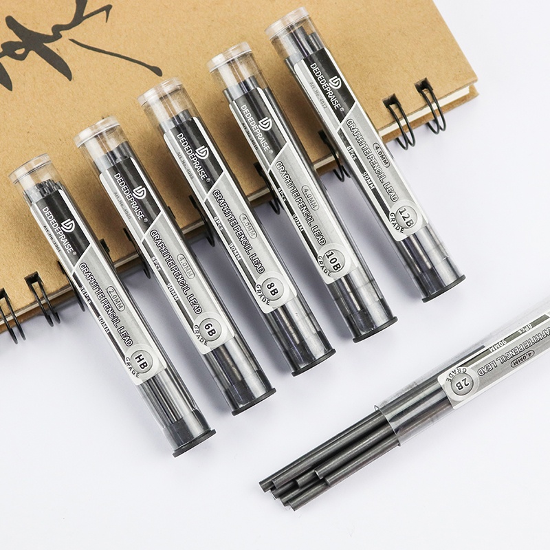 Bút Chì Bấm Thay Thế Ngòi Than 2.0mm / 4.0mm HB / 2B / 4B / 6B / 8B / 10B / 12B