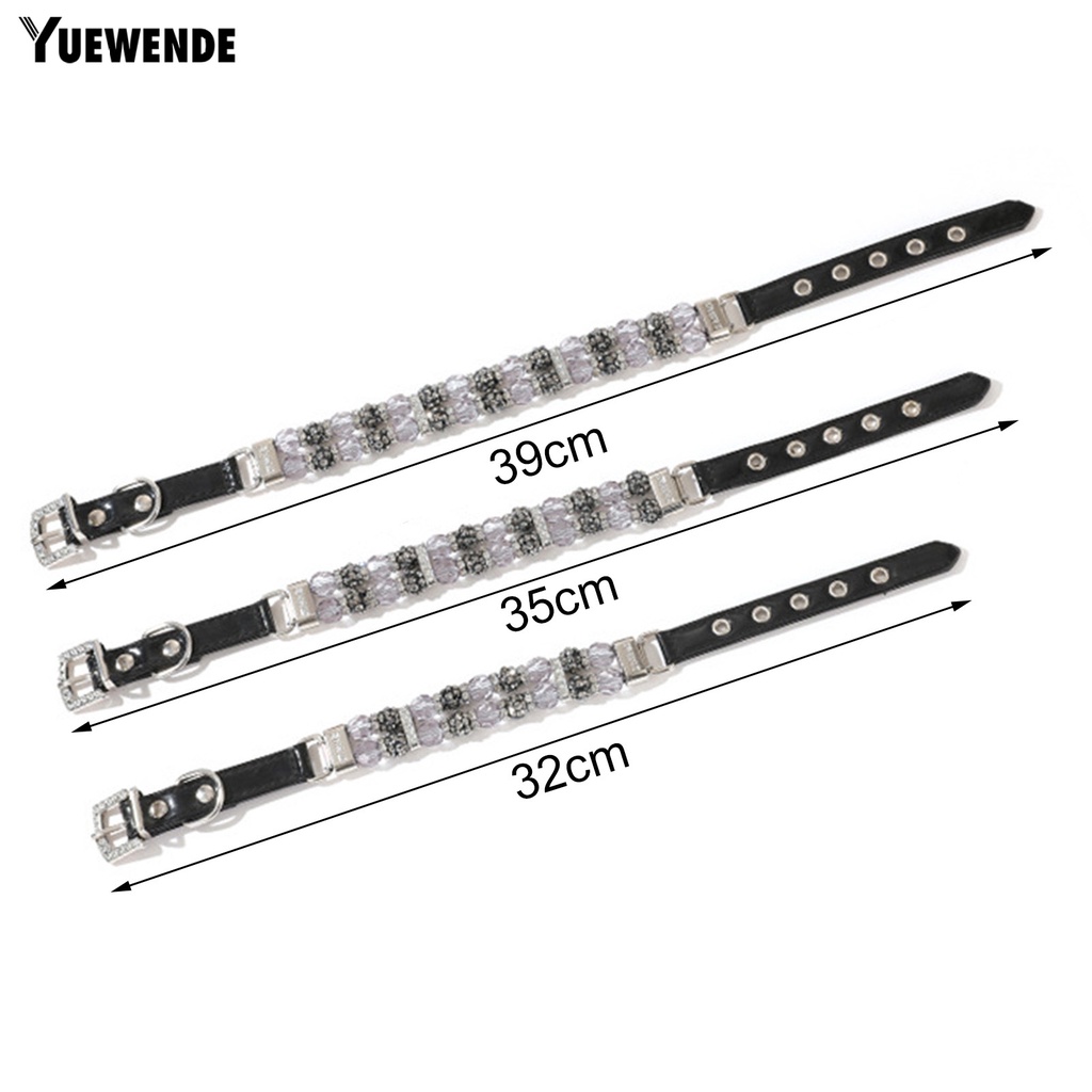 Vòng Cổ Đính Hạt Chống Đứt An Toàn Cho Thú Cưng