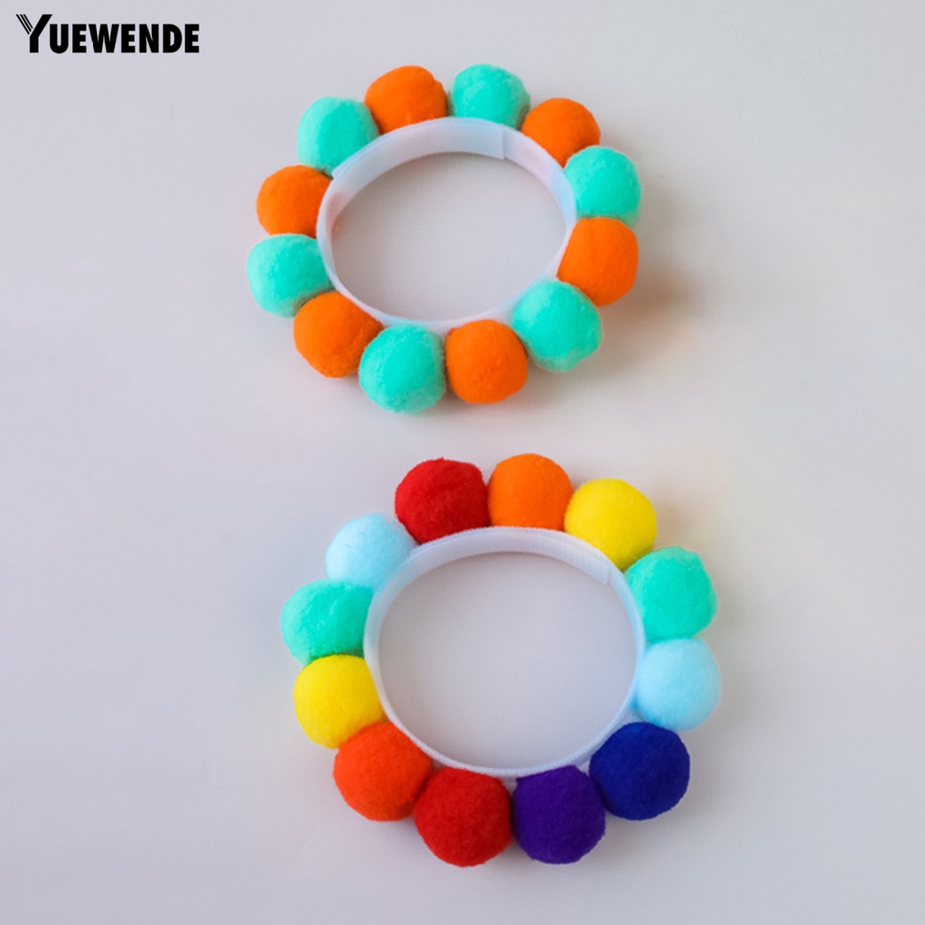 Vòng Cổ Thoáng Khí Gắn Quả Bông Nhỏ Dễ Thương Cho Thú Cưng
