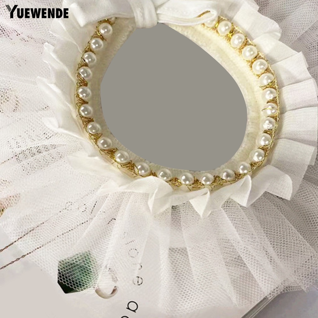 Yq.e Khăn Quàng Cổ Thú Cưng Nhiều Kích Thước Dễ Thương Với Nấm Ren Đen Để Chụp Ảnh Air Tag