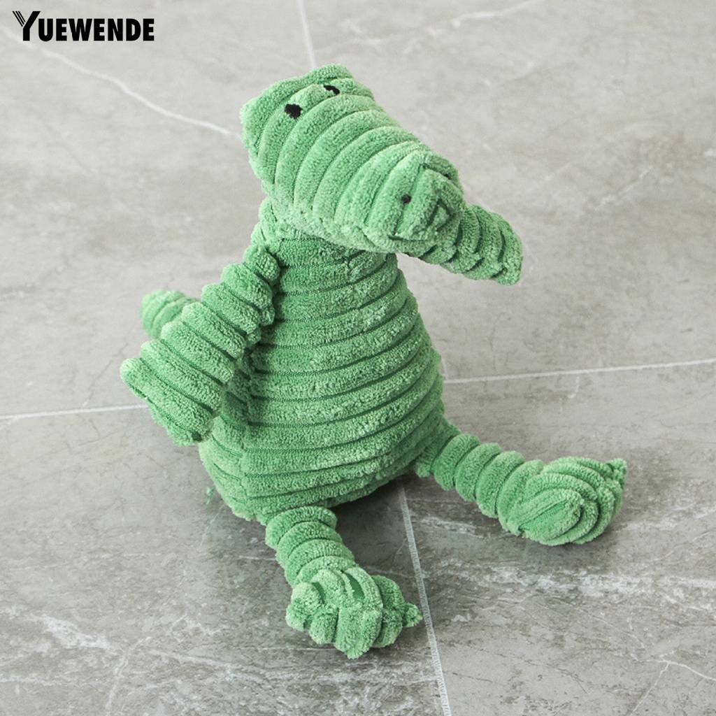 Đồ Chơi Cá Sấu Nhồi Bông Mềm Mại Phát Ra Âm Thanh Chống Cắn Cho Cún Cưng