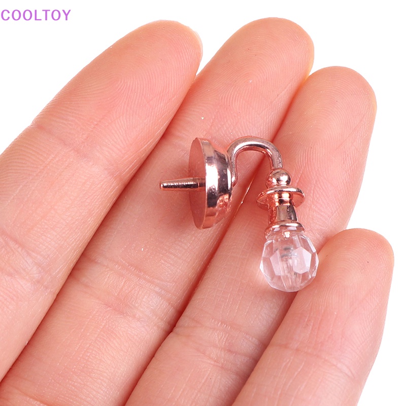 1 Cặp Đèn Gắn Tường Trang Trí Nhà Búp Bê Tỉ Lệ 1: 12