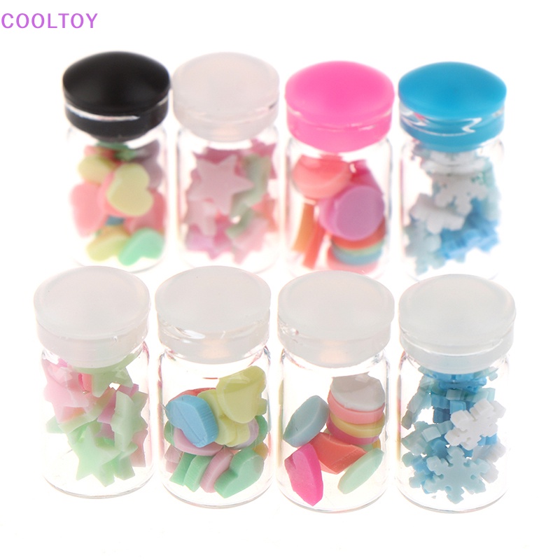 Set 4 Hũ Thủy Tinh Đựng Kẹo 1: 12 Trang Trí Nhà Búp Bê