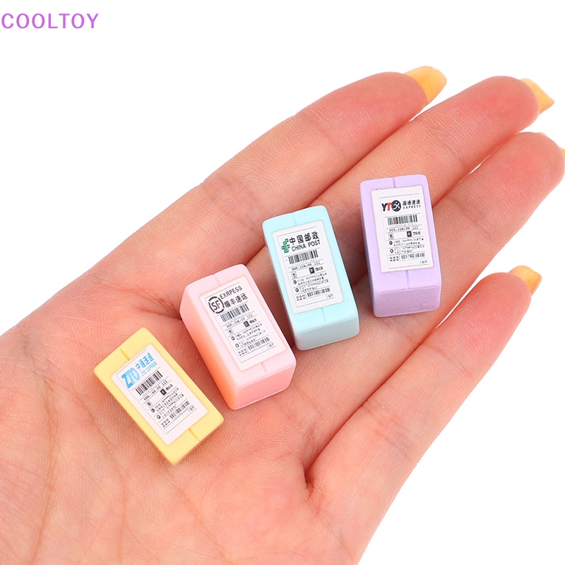 Cooltoy Set 5 Hộp Chuyển Phát Nhanh Mini Trang Trí Nhà Búp Bê 1: 12