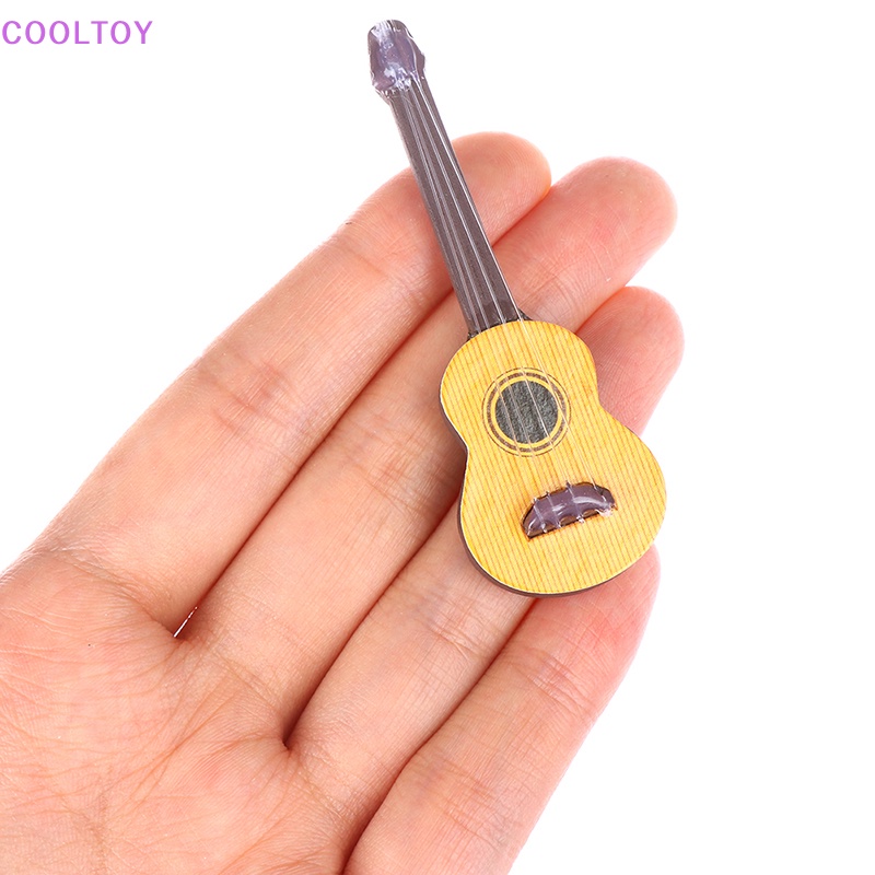 Cooltoy Đàn guitar Mini Tỉ Lệ 1: 12 Trang Trí Nhà Búp Bê