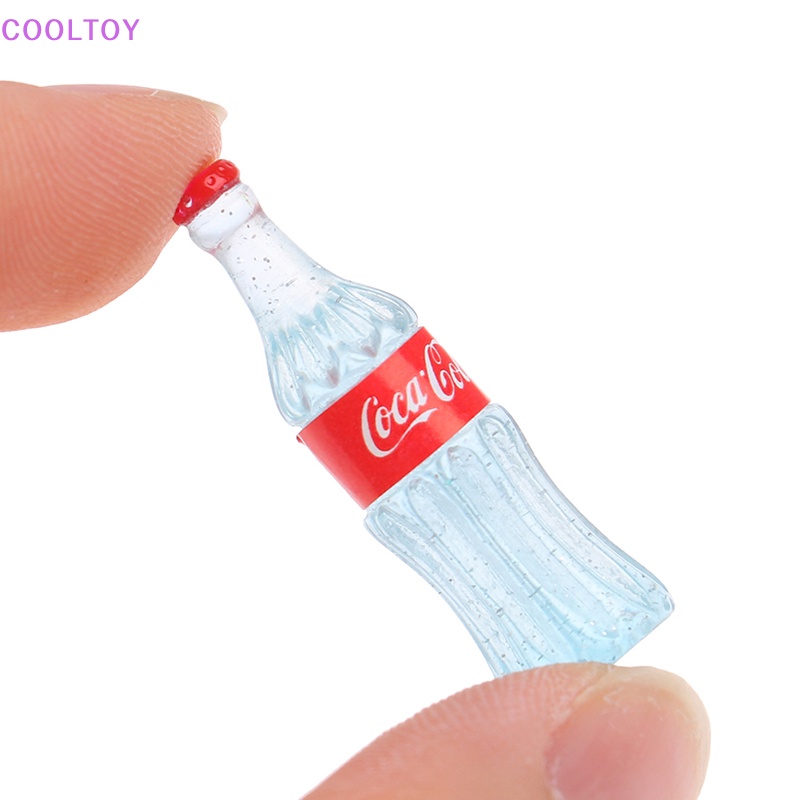 Set 5 Chai Nước Ngọt Trong Suốt Dùng Để Trang Trí Nhà Búp Bê 1: 12