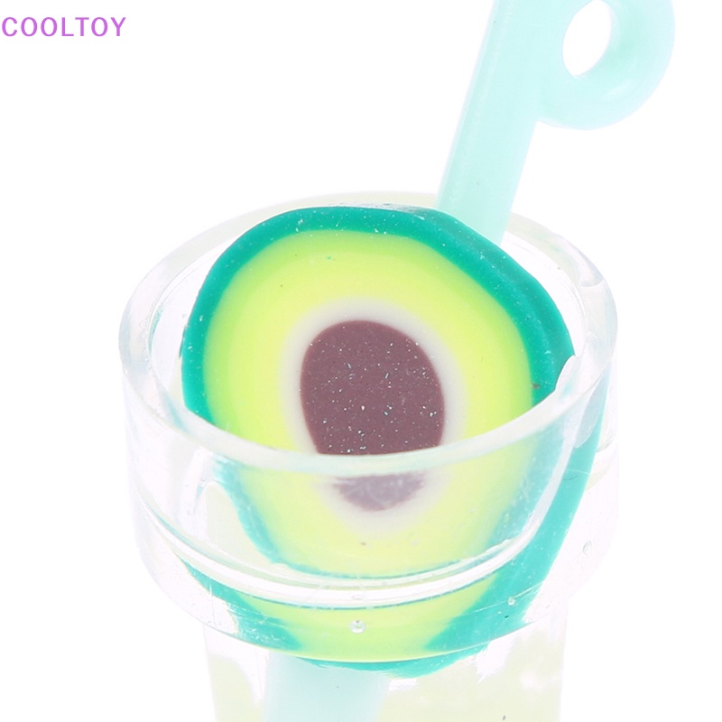 Set 10 Mặt Dây Chuyền Resin 3D Diy Phát Sáng Trong Đêm Hình Cốc Nước Hoạt Hình