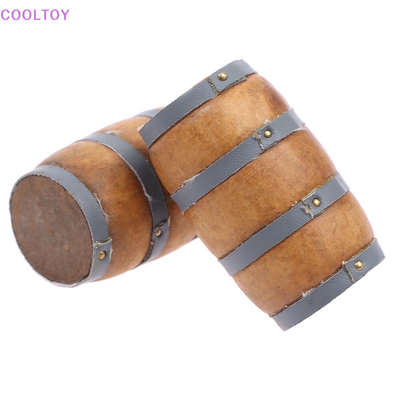 Mô Hình Thùng Rượu Mini Tỉ Lệ 1: 12 Dùng Để Trang Trí Nhà Búp Bê