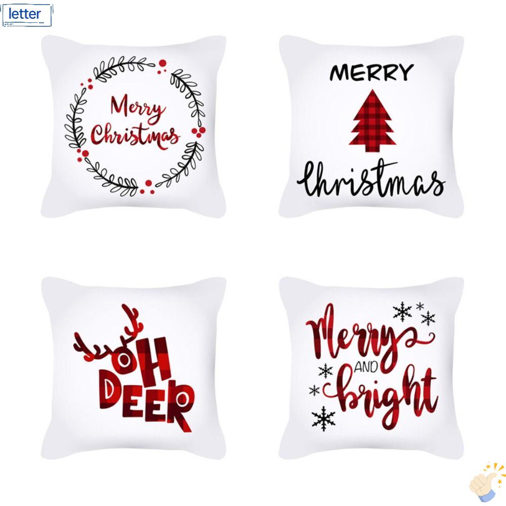 Vỏ Gối Trang Trí Giáng Sinh Chất Liệu Dẻo Siêu Dẻo