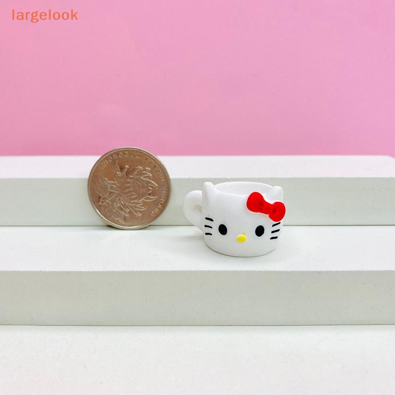 [Lớnlook] Set 5 Món Đồ Chơi Búp Bê DIY Sáng Tạo Phụ Kiện Kẹp Tóc / Cốc Sanrio Mini Cho Nhà Bếp