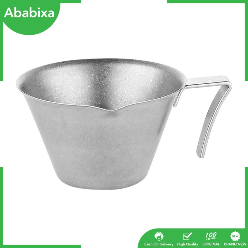 Cốc Đong Mini Bằng Thép Không Gỉ Dung Tích 100ml Có Tay Cầm Tiện Dụng