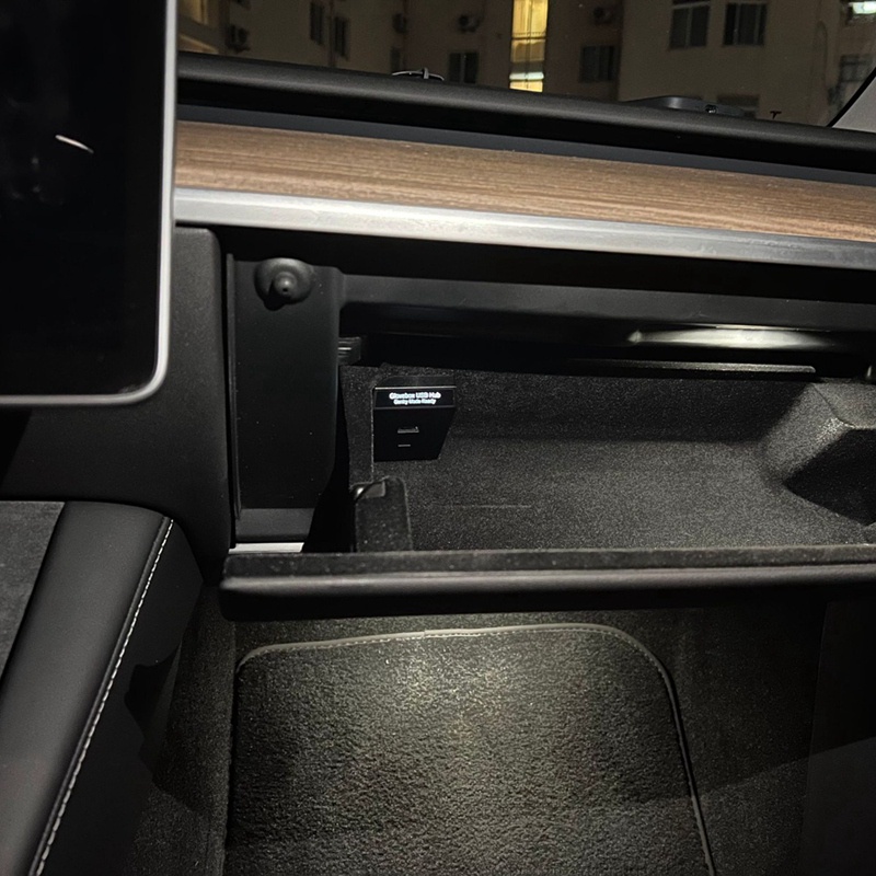 1 Bộ Chia Cổng Sạc USB Cho Tesla Model 3 Y 2.0