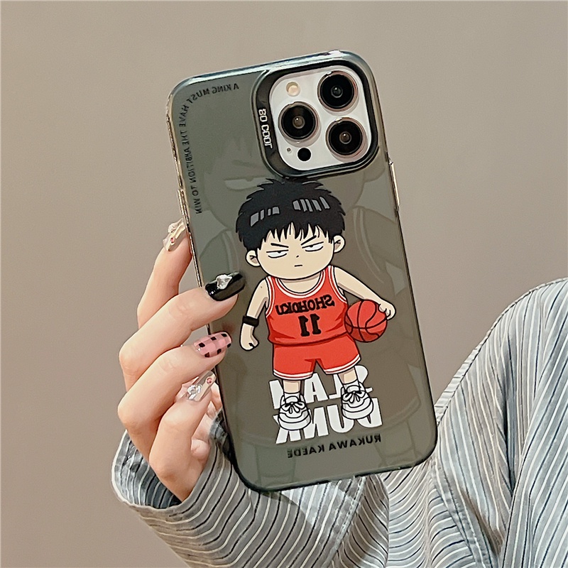 Ốp Điện Thoại Mềm In Hoạt Hình Slam Dunk Cho IPhone14 14Pro 14ProMax 13 13Pro 13ProMax 12 12PRO 12ProMax 11
