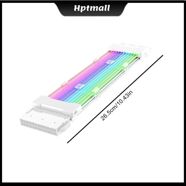 Dây Cáp Nối Dài Nguồn 24pin 5v Argb Linh Hoạt Cho Bảng Mạch Đồ Họa Máy Tính Thẻ