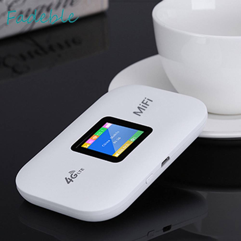 Bộ Phát Sóng 4G Hotspot 3000mAh 150Mbps Mini Màn Hình Màu Dùng Trong Nhà / Ngoài Trời