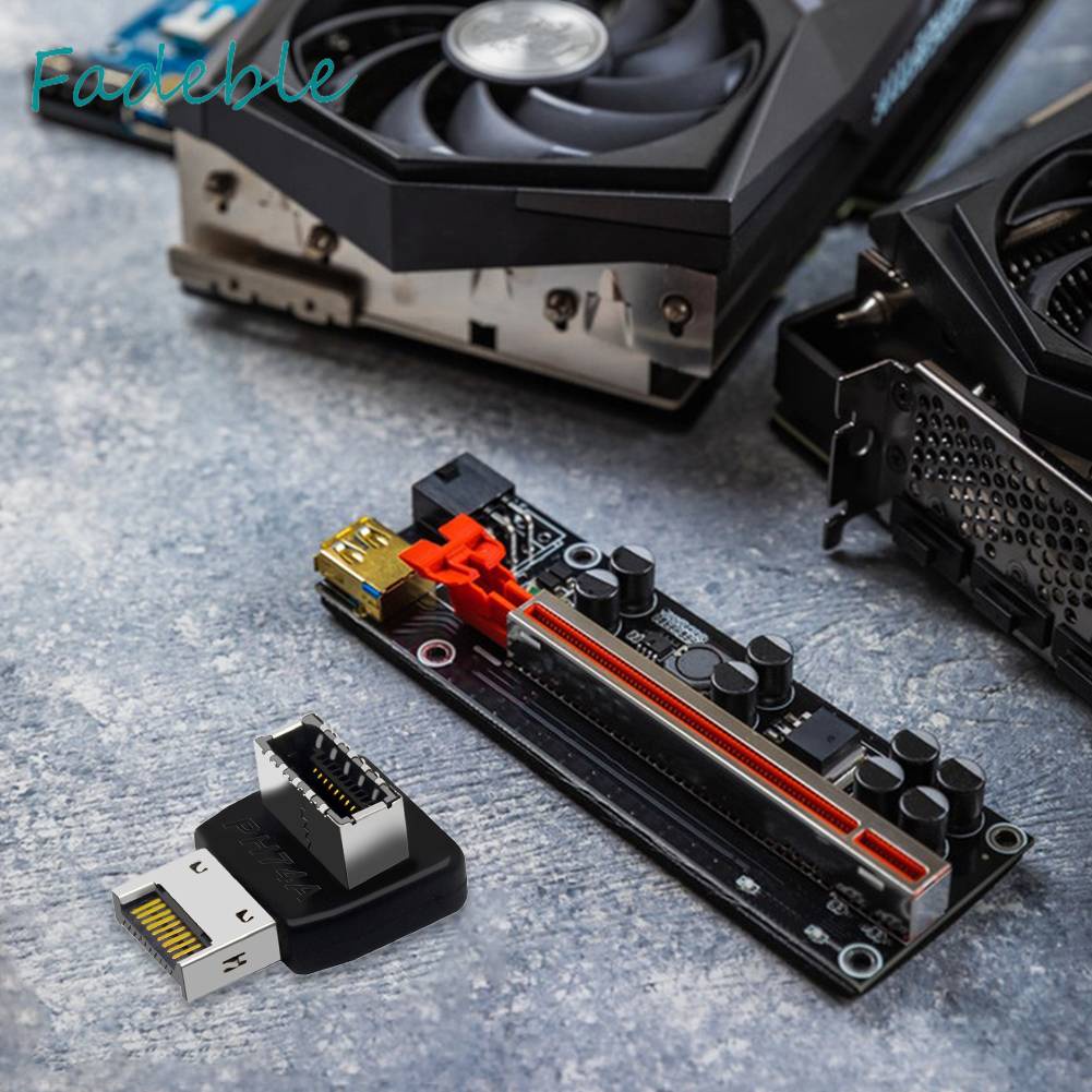 Bộ Chuyển Đổi USB 3.1 Type E 90 Độ Phía Trước USB C Cho Bo Mạch Chủ PC