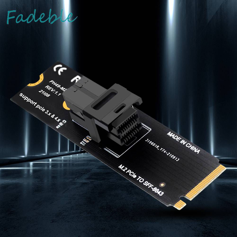 Thẻ Mở Rộng M.2 NVME Sang U.2 Mkey Pcie 4 Sang SFF8643 Cho Máy Tính