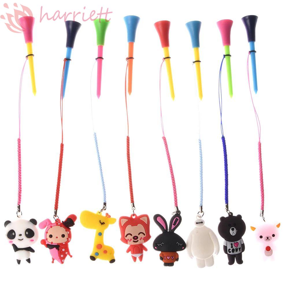 Bóng Golf Cao Su PVC 83mm Họa Tiết Hoạt Hình Nhiều Màu Sắc Chống Mất Để Luyện Tập