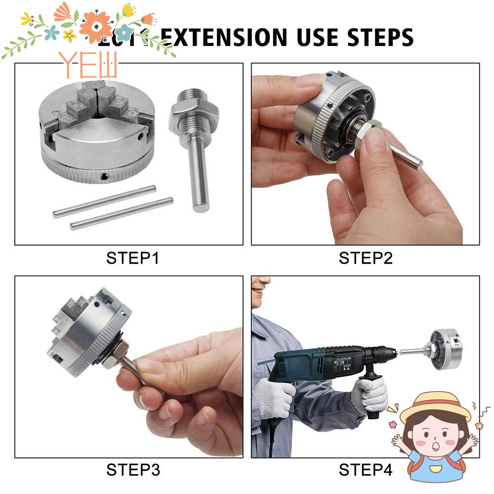 Mâm Cặp 3 Ngàm Khoan Mini Siêu Bền Chuyên Dụng Cho Máy Tiện Gỗ