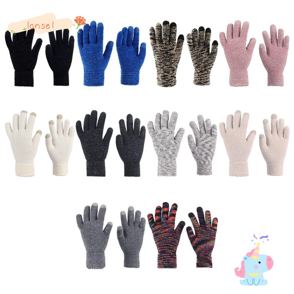 1 Đôi Găng Tay Giữ Ấm Mùa Đông Có Thể Chạm Màn Hình Cảm Ứng Dành Cho Nam Nữ