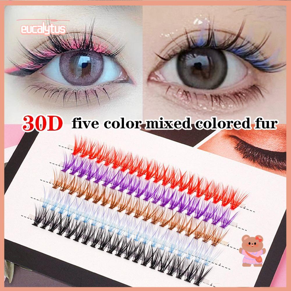 Lông Mi Giả Dày Nhiều Màu Sắc Dùng Hóa Trang EUTUS