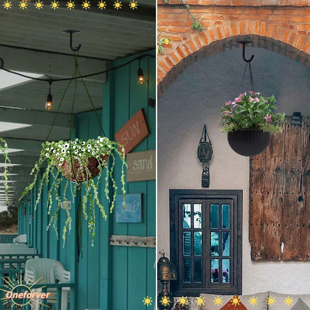 Móc Treo Đồ Gắn Trần Nhà Bằng Thép Không Gỉ Màu Đen Đa Năng