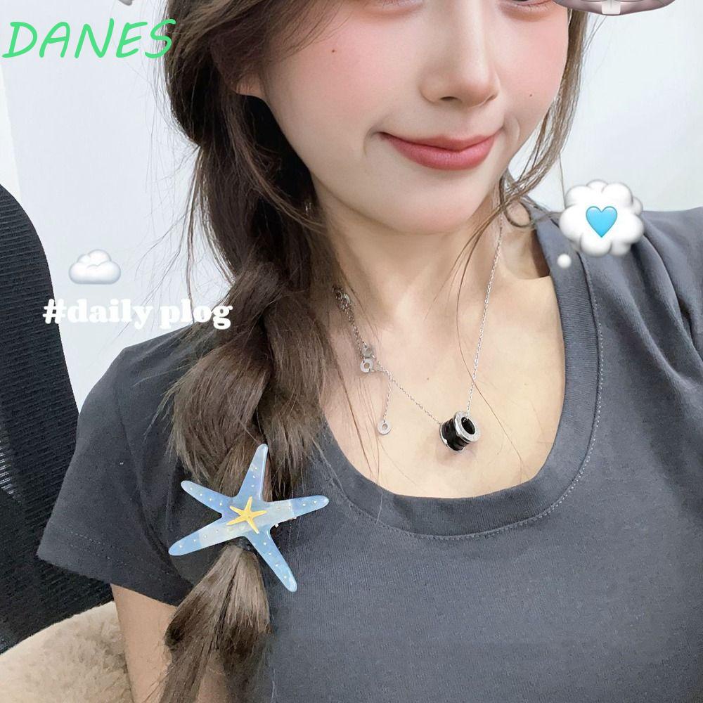 Kẹp Tóc Mỏ Vịt Đính Hạt Sứa / Hình Học Sáng Tạo Vui Nhộn Cho Nữ