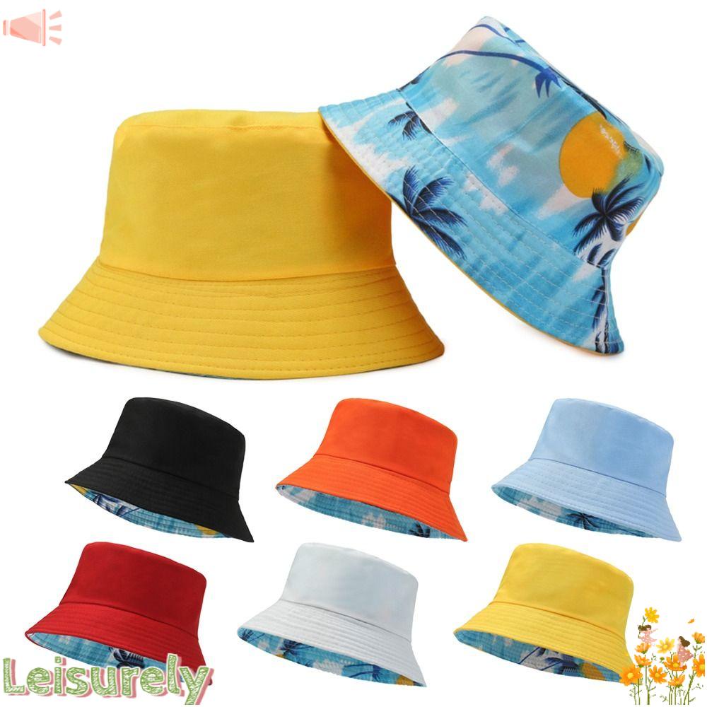 Nón Tai Bèo Rộng Vành Kèm Dây Đeo Chống Tia UV / Gió Gấp Gọn Thời Trang Xuân Hè