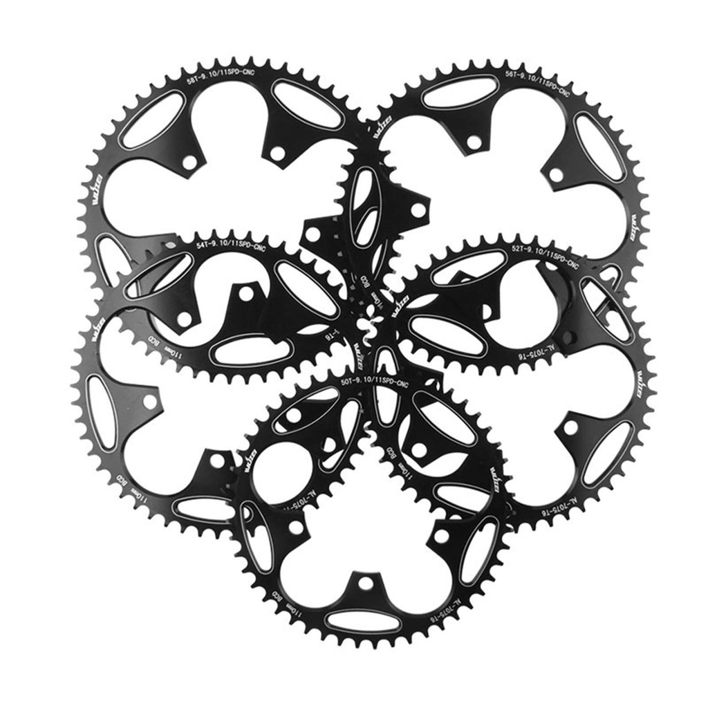 Đĩa Sên Xe Đạp 110BCD 50-60T Màu Đen 52T