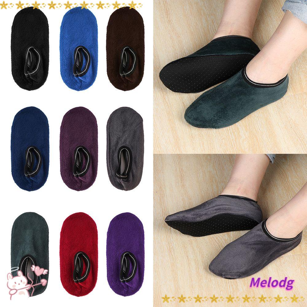 MELODG Vớ Nhung Dày Chống Trượt Thời Trang Cho Phòng Ngủ