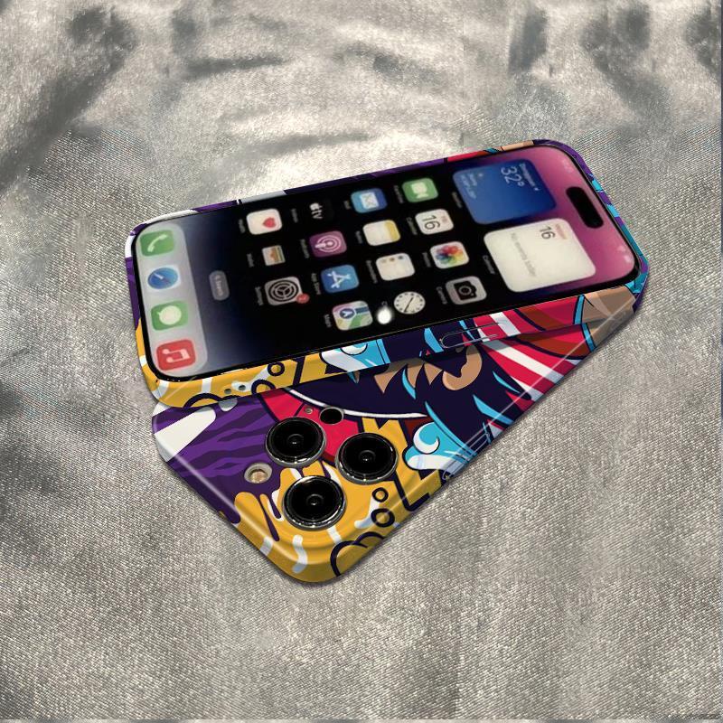 Ốp Điện Thoại 6In Thời Trang Cá Tính Cho iPhone121114Ốp Điện Thoại Chống Sốc Thiết Kế Đơn Giản Cho Apple Pro13max plus78 CFQT