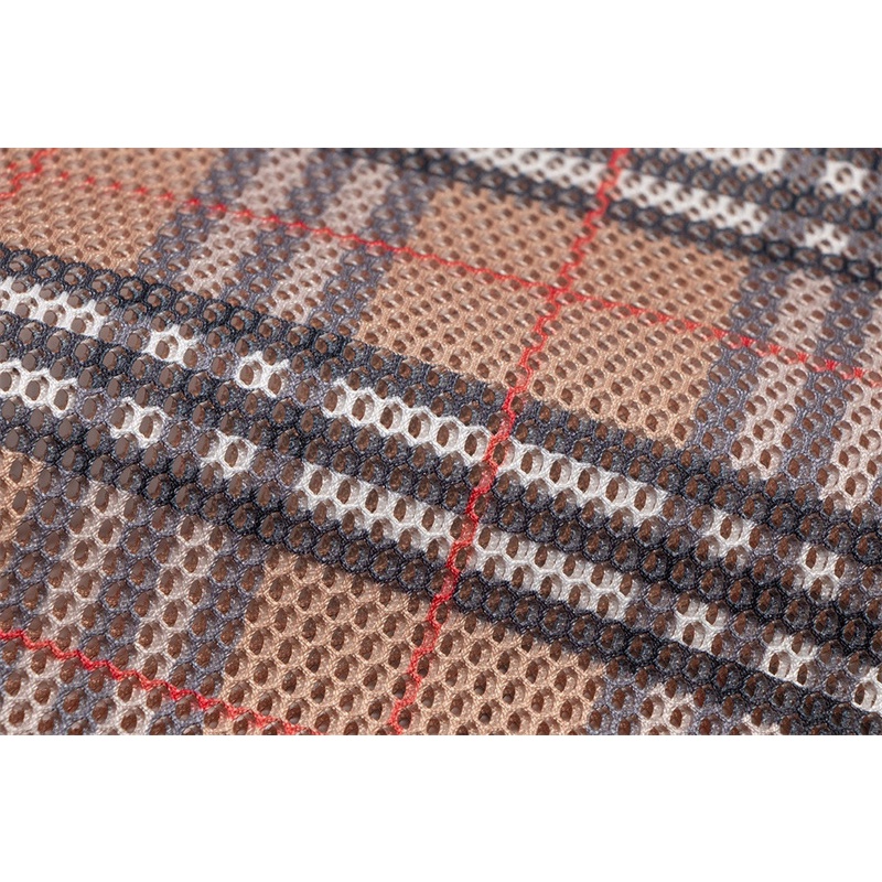 Áo Thun Tay Ngắn Phối Lưới Họa Tiết Kẻ Sọc B8B8R88