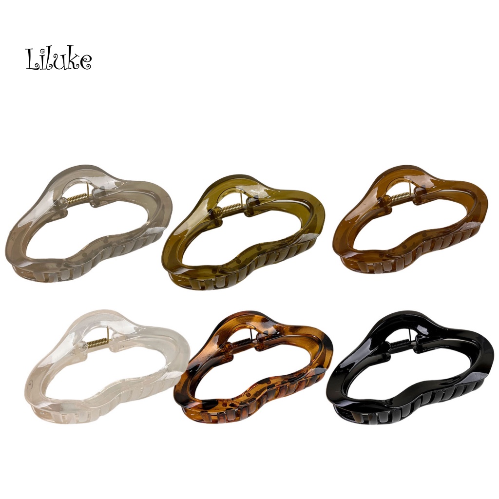 Kẹp Tóc Acrylic Chống Trượt Hình Đám Mây Thời Trang Cho Nữ