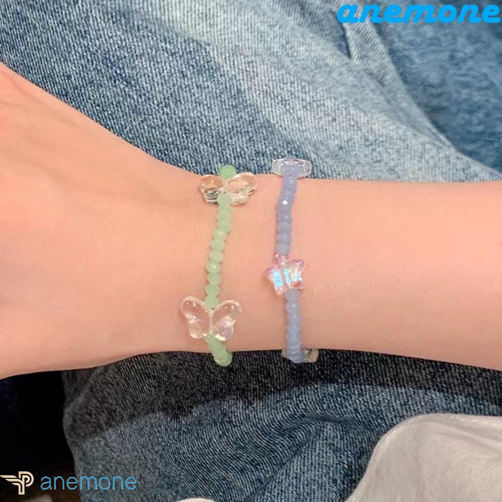 Vòng Đeo Tay Họa Tiết Bướm Trái Tim Phong Cách Cổ Điển|Lắc Tay Hình Hoa Tulip Thắt Nơ Xinh Xắn Cho Nữ