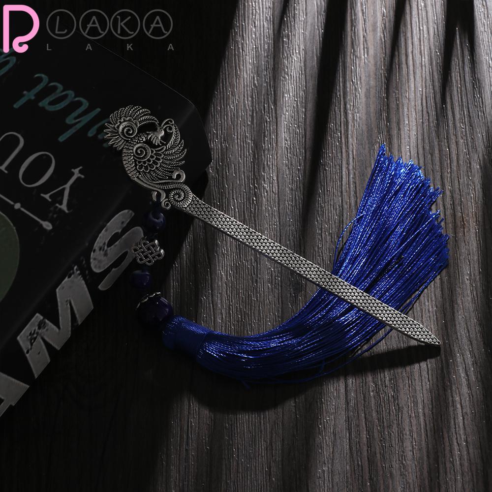 1 Bookmark Kim Loại Đính Hạt Tua Rua