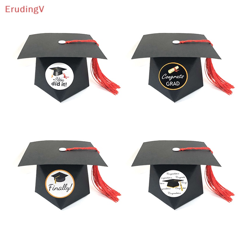 Bộ 24 Miếng Dán Trang Trí Hộp Kẹo Mừng Lễ Tốt Nghiệp