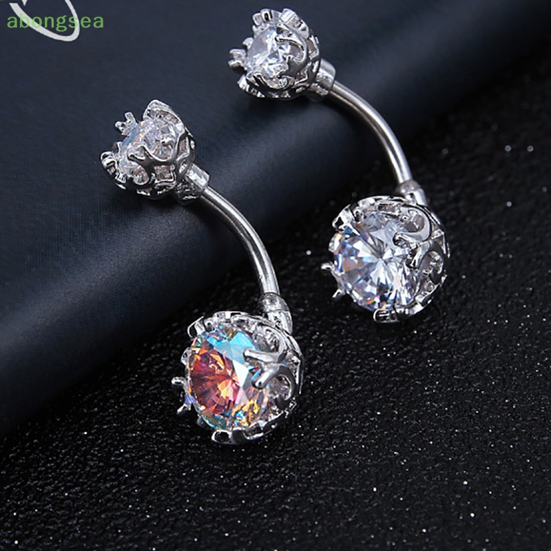 Khuyên Rốn Đính Đá Zircon Trang Sức Múa Belly Dance Cho Nữ