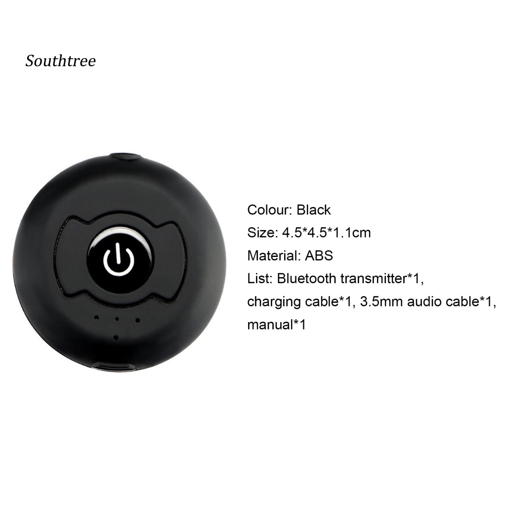 Thiết Bị Truyền Nhận Tín Hiệu Bluetooth 4.0 Hình Tròn Không Dây Cho Xe Hơi