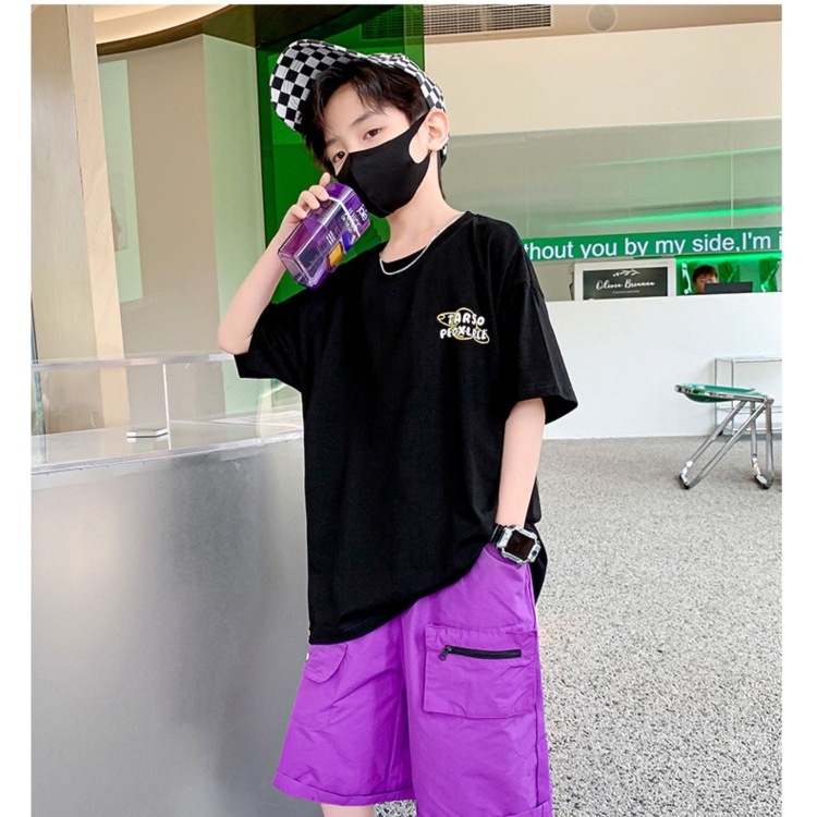 Áo Thun Mùa Hè Tay Ngắn Phong Cách Thời Trang Mới 2023 Dành Cho Bé Trai