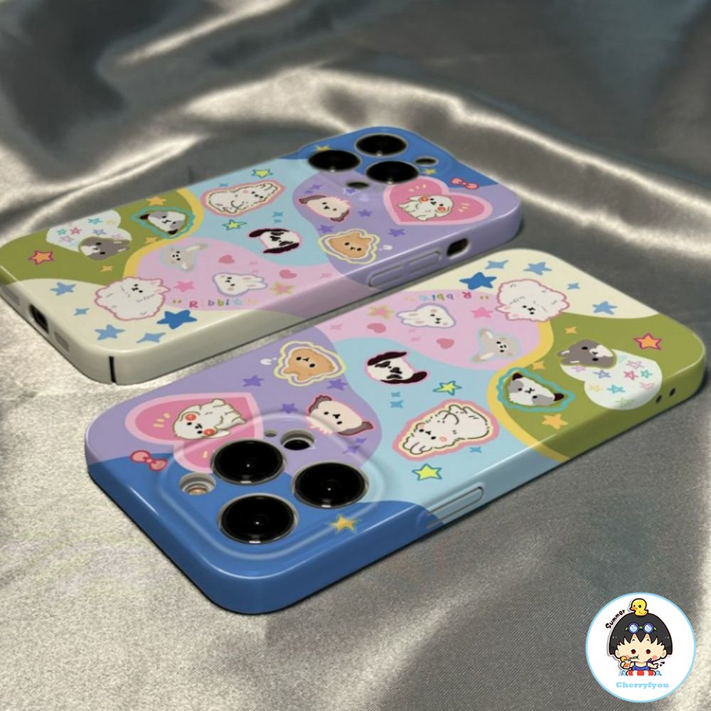 Ốp Điện Thoại TPU Dẻo Họa Tiết Hoạt Hình Động Vật Nhiều Màu Dễ Thương Chống Sốc Cho IPhone 11 12 13 14 Pro Max